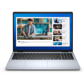 Dell 16 DC16250/C5-120U/8GB/512GB SSD/16" FHD+/Integrated/FgrPr/3 Cell/65W/WLAN/Backlit Kb/W11 Pro/3Y ProSpt