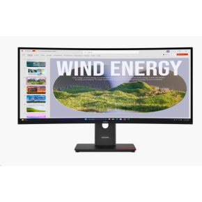 Lenovo T34WD-40 34" 3440x1440 3000:1 300cd 4ms HDMI+DP+USB+USB-C+RJ45 dock PD100W 3y