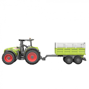 Traktor CLAAS na dálkové ovládání s přívěsem