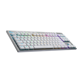 Logitech® G915 X LIGHTSPEED TKL Low-Profile Wireless Gaming Keyboard - WHITE - US INT'L - hmatová