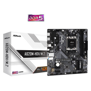 BAZAR - ASRock MB Sc AM5 A620M-HDV/M.2+, AMD A620, 2xDDR5, HDMI, DP - Po opravě (Bez příšlušenství)