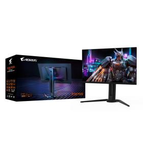 GIGABYTE LCD AORUS FO27Q3 GAMING Monitor 27" QHD 2560x1440, QD-OLED, 360Hz, Speakers, 2xHDMI, DP, USB-C, USB 3.2 KVM