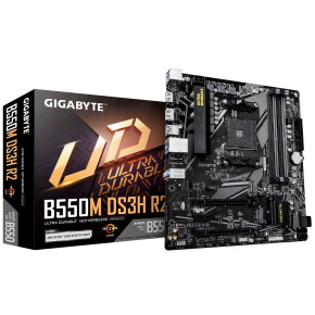 GIGABYTE MB Sc AM4 B550M DS3H R2, AMD B550M, 4xDDR4, 1xDP, 1xHDMI, mATX