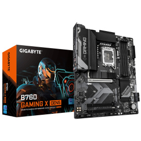 GIGABYTE MB Sc LGA1700 B760 GAMING X GEN5, Intel B760, 4xDDR5, 1xDP, 1xHDMI