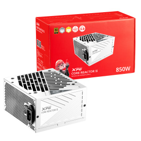 ADATA XPG zdroj CORE REACTOR II 850W, 80+ GOLD, Plně Modularní, ATX 3.0, bílá
