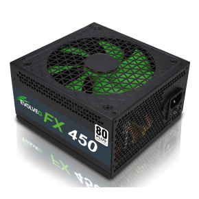 EVOLVEO FX 450, zdroj 450W ATX, 14cm, 80+, White, 3YRW