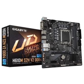 BAZAR - GIGABYTE MB Sc LGA1700 H610M S2H V2 DDR4, Intel H610, 2xDDR4, 1xDP, 1xHDMI, 1xDVI, 1xVGA, mATX - Po opravě (Komp