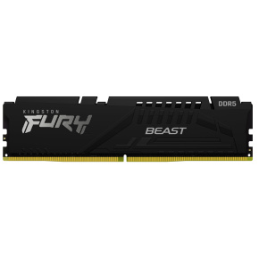 KINGSTON DIMM DDR5 8GB 6000MT/s CL30 ECC FURY Beast EXPO Černá