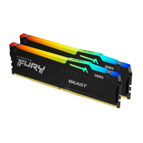 Kingston FURY Beast/DDR5/64GB/6400MHz/CL32/2x32GB/RGB/Black