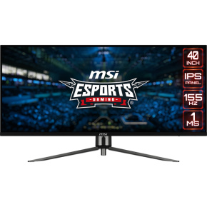 MSI LCD MAG401QR, 40", 3440x1440, IPS, 155Hz, 1ms, VESA 100x100, Black