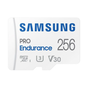 256 GB . microSDXC karta Samsung PRO Endurance + SD adaptér
