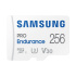 256 GB . microSDXC karta Samsung PRO Endurance + SD adaptér