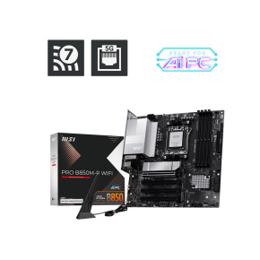 MSI MB Sc AM5 PRO B850M-P WIFI, AMD B850, 4xDDR5, 1xDP, 1xHDMI, mATX