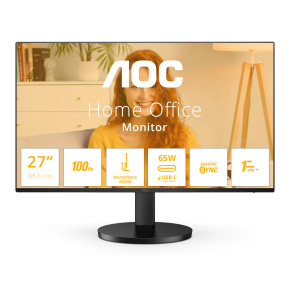 AOC MT IPS LCD WLED 27" Q27B3CF2 - IPS panel, 100Hz, 2560x1440, HDMI, USB-C, USB 3.2, repro, nast. vyska