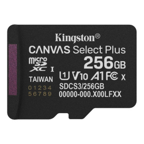 Kingston Canvas Select Plus/Micro SDXC/256GB/UHS-I U1 / Class 10