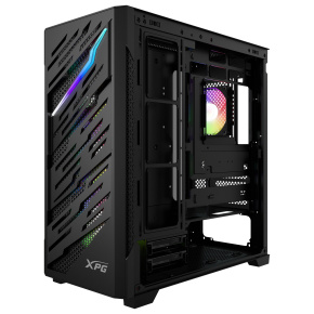 ADATA XPG case STARKER AIR BTF Mid-Tower, bez zdroje, 4x 120mm ARGB, Černá