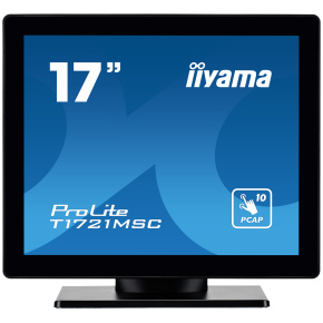Iiyama dotykový monitor ProLite T1721MSC-B2, 43.2 cm (17''), Projected Capacitive, 10 TP, USB, kit (USB), black