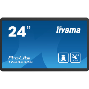 iiyama ProLite TW2424AS-B1, Projected Capacitive, 10 TP, Full HD, USB, USB-C, Ethernet, Android, black