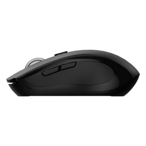 C-TECH WLM-12BK/Ergonomická/Optická/Pro praváky/Bezdrátová USB + Bluetooth/Černá