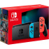 Nintendo Switch console with neon blue&red Joy-Con