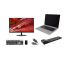 Notebook HP EliteBook 745 G5 + Docking station HP Ultra Slim B9C87AA + Monitor Lenovo ThinkVision T27i-10 27" - Repas
