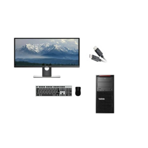 PC zostava Lenovo ThinkCentre P520c Workstation + Monitor Dell UltraSharp U2917W 28,8" Ultrawide IPS - Repas