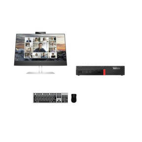 PC set Lenovo ThinkCentre M920q Tiny + Monitor HP E24m G4 USB-C Conferencing Monitor 23,8" - Repas