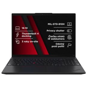 BAZAR - LENOVO NTB ThinkPad L16 AMD G2 - Ryzen5 PRO 215,16" WUXGA,16GB,512SSD,5MP+IRcam,W11P - Poškozený obal