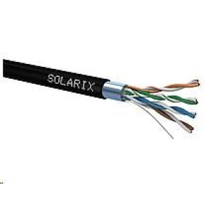 Venkovní inst. kabel Solarix CAT5e FTP PE 305m/box