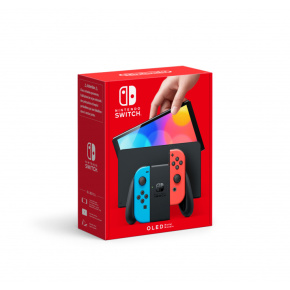 Nintendo Switch - OLED Model (Neon Blue/Neon Red)