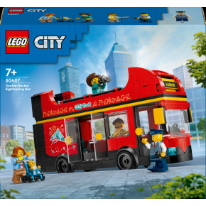 LEGO CITY 60407 Červený dvoupodlažní autobus