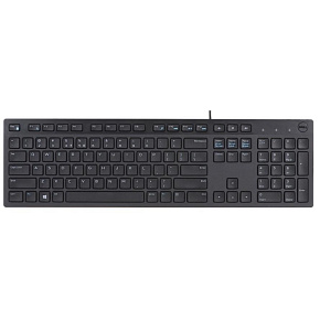 BAZAR - DELL Multimedia Keyboard-KB216 - US International (QWERTY) - Black (RTL BOX) - Poškozený obal (Komplet)