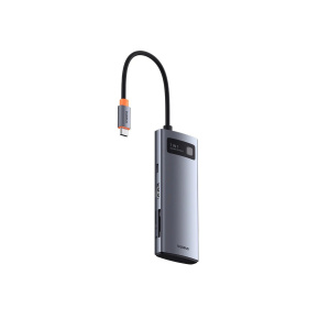 Baseus Metal Gleam Series 7v1 USB-C HUB Dokovacia Stanica Space Grey Baseus Metal Gleam Series 7v1 USB-C HUB Dokovacia Stanica Space Grey
