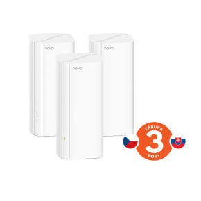 Tenda Nova MX12 (3-pack) WiFi6 AX3000 Mesh Gigabit systém, 9xGLAN/GWAN, WPA3, VPN, SMART CZ aplikácie
