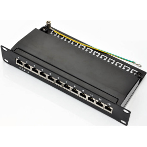 Patch panel 10'' STP cat.6 12portov