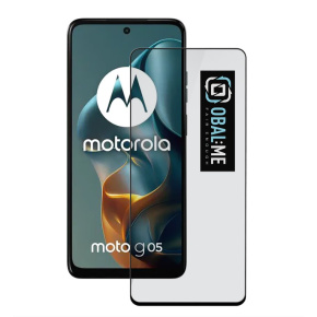 OBAL:ME 5D Tvrdené Sklo pre Motorola G05/E15 Black