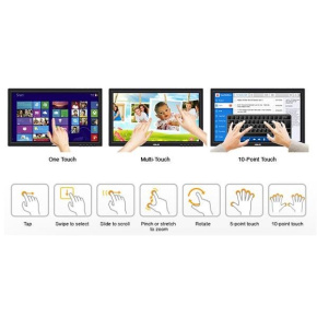 ASUS VT169HE 15,6" IPS Touch 10-bodový dotykový monitor 1920x1080 5ms 220cd HDMI, D-Sub čierny
