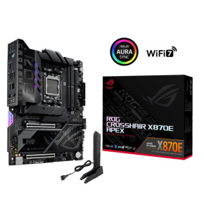 ASUS MB Sc AM5 ROG CROSSHAIR X870E APEX, AMD X870, 2xDDR5, 2xThunderbolt, WiFi