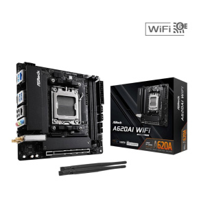 ASRock MB Sc AM5 A620AI WIFI AMD A620A, 2xDDR5, 1xHDMI, WIFI