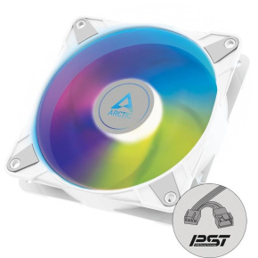 ARCTIC P14 PWM pst A-RGB 0dB (WHITE) – 140mm Pressure optimized case fan | PWM controlled speed with