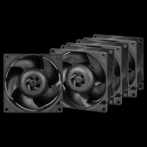 ARCTIC S8038-7K - 80mm Case Fan - dual ball bearing - max 7000 RPM - PWM regulovaný - Pack of 4 pcs