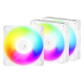 ARCTIC P14 Pro Reverse A-RGB (White) 3-pack - ventilátor do PC 140mm 4pin PWM PST reverzný design (b
