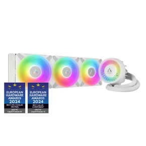 ARCTIC Liquid Freezer III - 360 A-RGB (White) : All-in-One CPU Water Cooler s 360mm radiátorom a