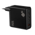 TB 3x USB-C + 1x USB-A nabíjačka, GaN, 100W, čierna