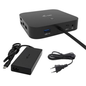 i-tec USB-C HDMI + Dual DP Docking Station, Power Delivery 100W + zdroj 112W