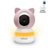 EVOLVEO Baby Monitor LUX, Chytrá 360° videochůvička s nočním viděním, detekcí pláče a pohybu, růžová