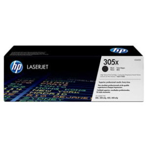 HP 305X Black LJ Toner Cart, CE410X (4,000 pages)