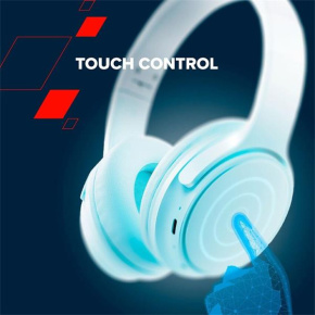 Canyon BTHS-4, OnRiff 4 Bluetooth bezdrôtové slúchadlá, 50 hod výdrž, skladacie, modré
