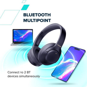 Canyon BTHS-6, OnRiff 6 Bluetooth bezdrôtové slúchadlá, ANC aktívne potláčanie hluku, USB-C nabíjanie, čierne