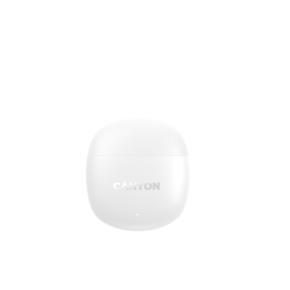Canyon OnGo 13, TWS BT 5.4 slúchadlá do uší, USB-C nabíjanie, nabíjacia stanica, kompaktné, nízka hmotnosť, biele